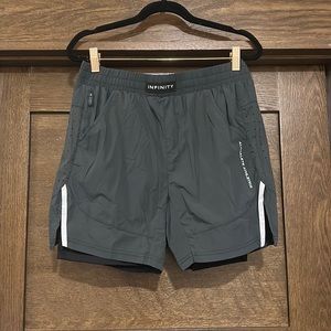 Alphalete Infinity Shorts Hunter Green